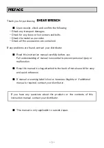 Preview for 2 page of Tone US-221EZ Instruction Manual