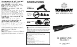 TONI&GUY XL WIDE PLATE TGST2998UK Use & Care Instruction Manual preview