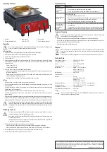 Preview for 4 page of TOOLCRAFT 2176658 Operating Instructions