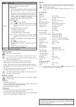 Preview for 8 page of TOOLCRAFT 2248468 Operating Instructions Manual