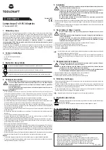 Preview for 3 page of TOOLCRAFT 82 46 01 Operating Instructions