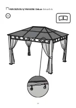 Preview for 36 page of toolport PARADISE Deluxe 3 m x 4 m Assembly Instructions Manual