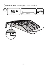 Preview for 29 page of toolport PROFESSIONAL 8 m x 8 m Assembly Instructions Manual