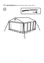 Preview for 37 page of toolport PROFESSIONAL 8 m x 8 m Assembly Instructions Manual