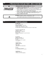 Preview for 3 page of Toolshop 241-9023 Operating Manual