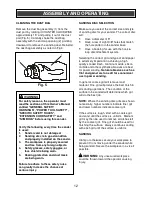 Preview for 12 page of Toolshop 241-9942 Owner'S Manual