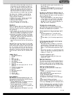 Preview for 65 page of Toolson DWS225DC Operating Manual