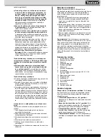 Preview for 83 page of Toolson DWS225DC Operating Manual