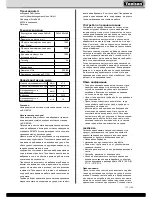 Preview for 117 page of Toolson DWS225DC Operating Manual