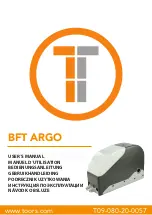 Preview for 1 page of Toors BFT ARGO T09-080-20-0057 User Manual