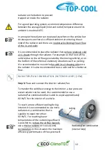 Preview for 12 page of TOP-COOL ECO-CLIMATEC User Manual