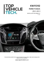 Preview for 1 page of TOP VEHICLE TECH KWFOR2 Installation Manual