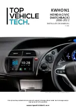 TOP VEHICLE TECH KWHON1 Installation Manual preview