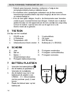 Preview for 14 page of Topcom 201 User Manual