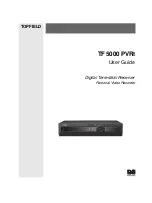 Preview for 1 page of Topfield TF 5000 PVRt User Manual