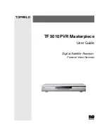 Topfield TF 5010 PVR User Manual preview