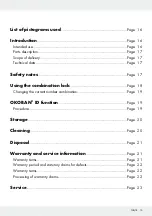 Preview for 15 page of topmove 314635 Instructions For Use And Safety Notes