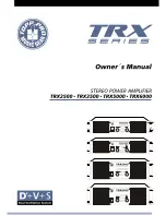 Topp Music Gear TRX2500 Owner'S Manual preview