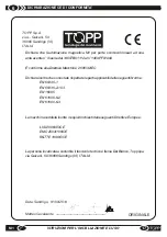 Preview for 17 page of TOPP M1 Installation And Use Instructions Manual