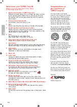 Preview for 14 page of TOPRO 814600-113060 User Manual