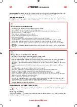Preview for 5 page of TOPRO 815020-125000 User Manual