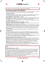Preview for 16 page of TOPRO 815020-125000 User Manual