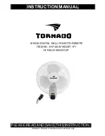 Tornado HI-FAN-W16DIGIT-1P Instruction Manual preview