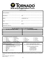 Preview for 21 page of Tornado OB 28/20 Operation & Maintenance Manual