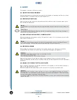 Preview for 13 page of Tornado Tornado 100 RV TB-TB Use And Maintenance Manual