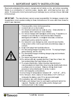 Preview for 5 page of Tornado TP200-Q02-U Operation And Maintenance Manual