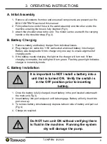 Preview for 8 page of Tornado TP200-Q02-U Operation And Maintenance Manual