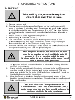 Preview for 9 page of Tornado TP200-Q02-U Operation And Maintenance Manual