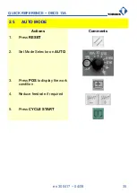 Preview for 35 page of tornos DECO 13a Quick Reference