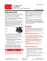 Preview for 1 page of Toro 20051 Operator'S Manual