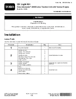 Toro 30660 Installation Instructions Manual preview