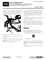 Toro 315000001 Operator'S Manual preview