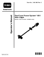 Preview for 3 page of Toro Flex-Force Power System 51833 Operator'S Manual