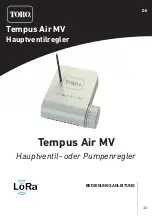 Preview for 33 page of Toro LoRa Tempus Air MV User Manual