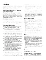 Preview for 2 page of Toro Recycler 20073 Operator'S Manual