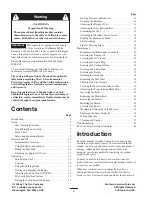 Preview for 2 page of Toro TimeCutter ZX480 Operator'S Manual