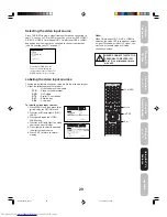 Preview for 29 page of Toshiba 0HF85 Owner'S Manual