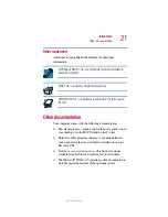 Preview for 21 page of Toshiba 1100-S101 User Manual