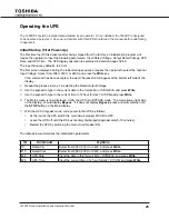 Preview for 33 page of Toshiba 1600XP SERIE Installation And Operation Manual