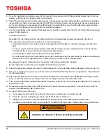 Preview for 20 page of Toshiba 1600XPi SERIES Installation And Operation Manual