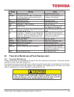 Preview for 71 page of Toshiba 1600XPi SERIES Installation And Operation Manual