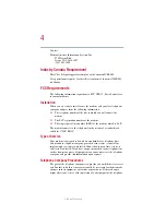 Preview for 4 page of Toshiba 1955-S801 User Manual