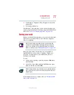 Preview for 77 page of Toshiba 1955-S807 User Manual