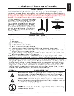 Preview for 5 page of Toshiba 19AV703 Owner'S Manual