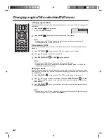 Preview for 40 page of Toshiba 19DV665DB Owner'S Manual