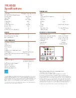 Preview for 2 page of Toshiba 19LV505 - 19" LCD TV Specifications